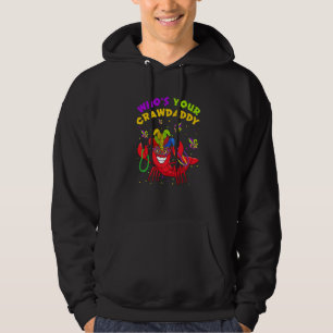 Mardi Gras Wer ist dein Crawfish-Daddy New Orleans Hoodie