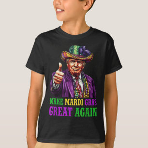 Mardi Gras wieder groß machen Funny Trump Mardi Gr T-Shirt