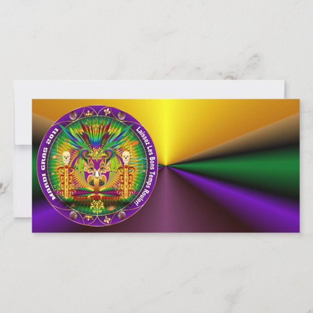 Mardi Gras Witch Doctor-Skull V-1 (Vorderseite)