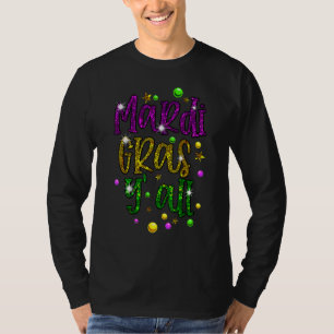 Mardi Gras Yall Funny Vinatage New Orleans Party 1 T-Shirt