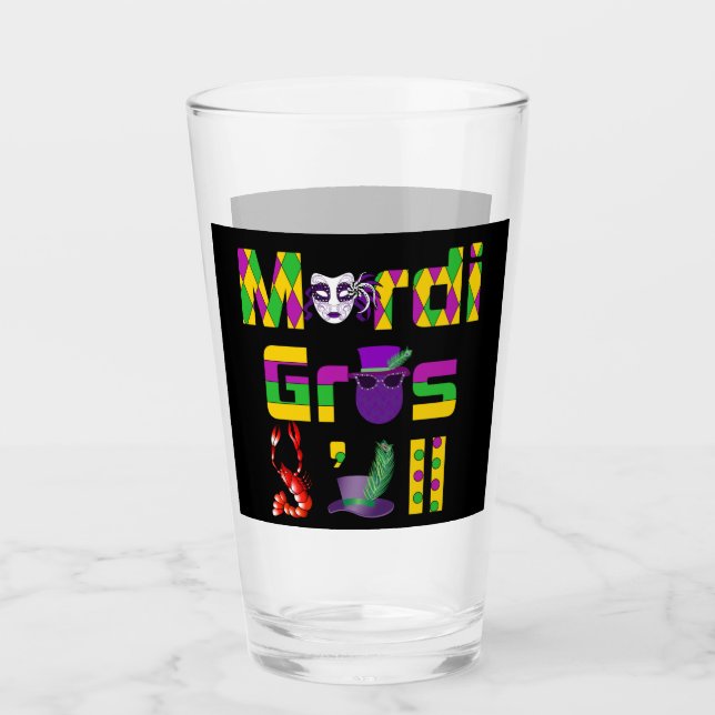 Mardi Gras Y'all Thunder_Cove Glas (Vorderseite)