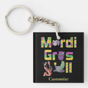 Mardi Gras Y'all Thunder_Cove Schlüsselanhänger