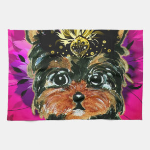 MARDI GRAS YORKIE POO KÜCHENTUCH
