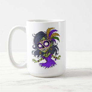 Mardi Gras Zombie Kaffeetasse