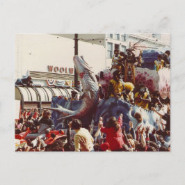 Mardi Gras Zulu Float Postkarte