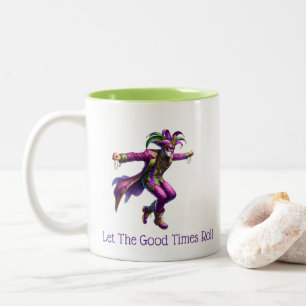 Mardi Gras Zweifarbige Tasse