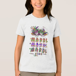 Mardi Mardi Mardi Gras Tri-Blend Shirt