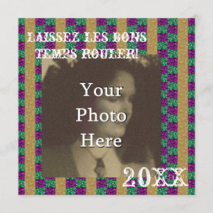 Mardi Parti Laissez les bons temps rouler! Einladung