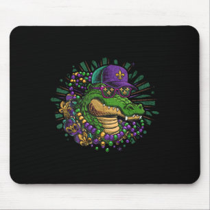 Mardigator Mardi Gras Alligator Kostüm Frauen Männ Mousepad