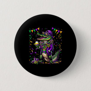 Mardigator Mardi Gras Alligator Kostüme Männer Fra Button