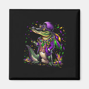 Mardigator Mardi Gras Alligator Kostüme Männer Fra Magnet