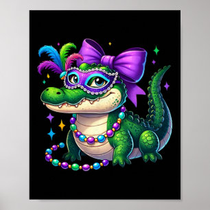 Mardigator Mardi Gras Alligator Kostüme Männer Fra Poster