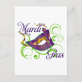 MardiGras Postkarte