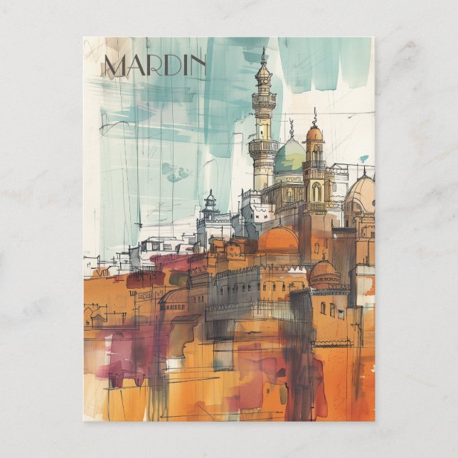 Mardin Turkiye Postkarte (Vorderseite)