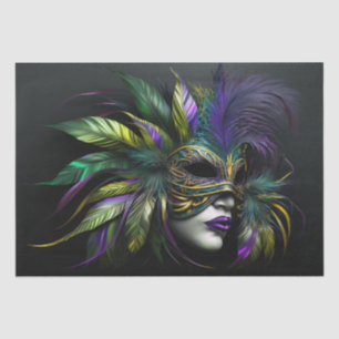 Mardis Gras Mask Seidenpapier