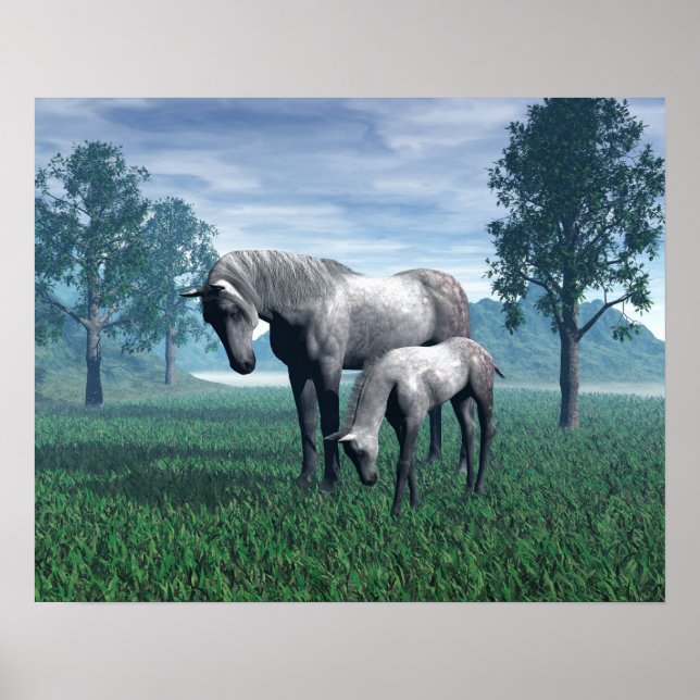 Mare and Foal Poster (Vorne)