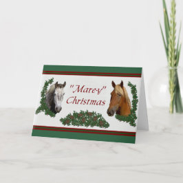 Mare-y Christmas Karte