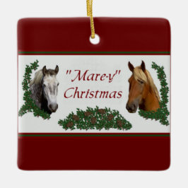 Mare-y Christmas Keramikornament