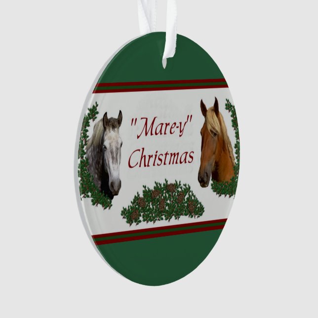 Mare-y Christmas Ornament (Vorderseite)