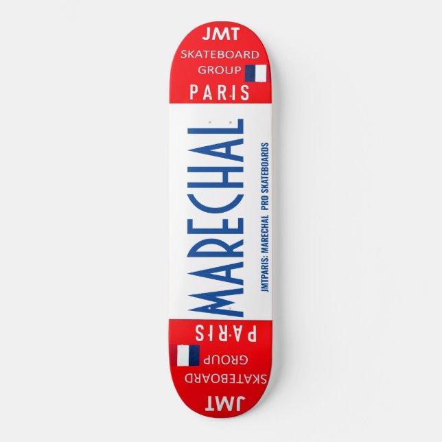 MARECHAL JMT PARIS 8 1/4" Skateboard Deck (Vorderseite)