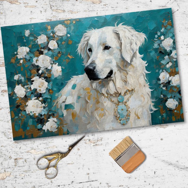 Maremma Livestock Guardian Decoupage Tissue Paper Seidenpapier (Von Creator hochgeladen)