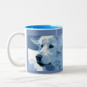 Maremma Schäferhund-Tasse Zweifarbige Tasse