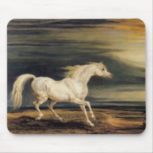 Marengo das Weiße Pferd (von James Ward) Mousepad
