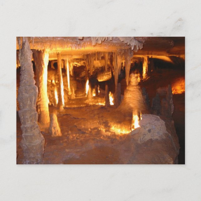 Marengo Höhle, Indiana Postcard Postkarte (Vorderseite)