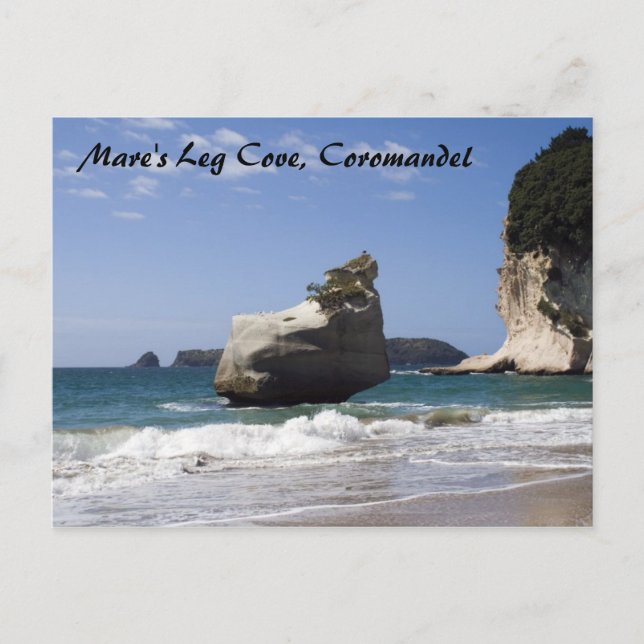 Mare's Leg Cove, Coromandel Postkarte (Vorderseite)