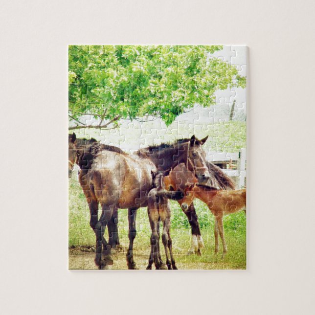 Mares und Foals Puzzle (Vertikal)