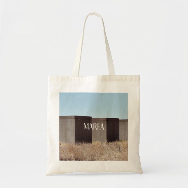 Marfa Minimal Tote Bag Tragetasche (Vorne)