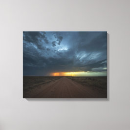 Marfa Storm Poster - Mysterious Texas Desert Art Leinwanddruck