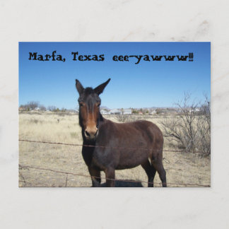 Marfa, Texas, eee-yawww!!! Postkarte