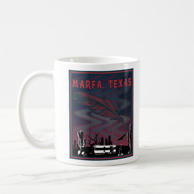 Marfa, Texas-Kaffee-Tasse Kaffeetasse (Links)