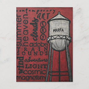 Marfa, Texas Postcard Postkarte