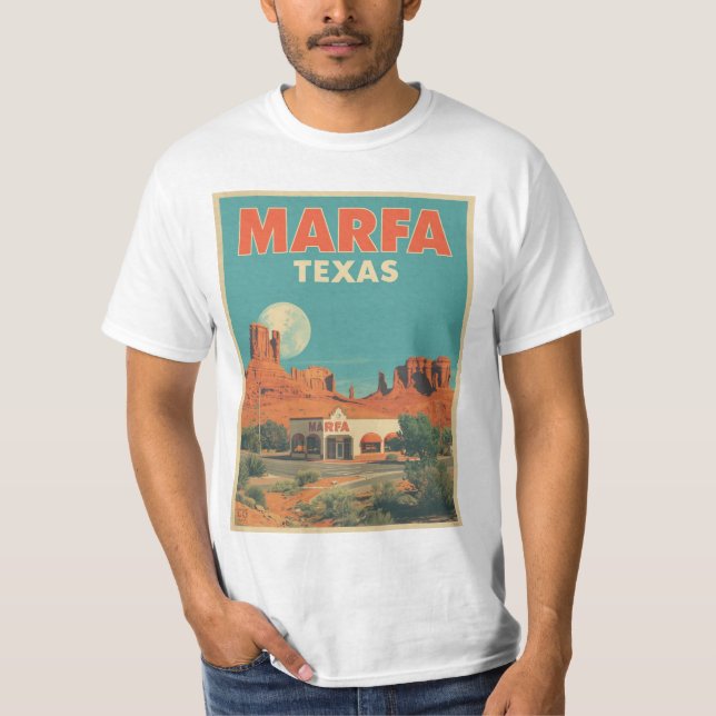 Marfa Texas  T-Shirt (Vorderseite)
