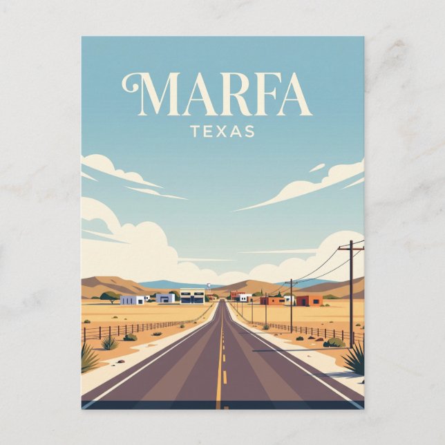 Marfa USA Postkarte (Vorderseite)