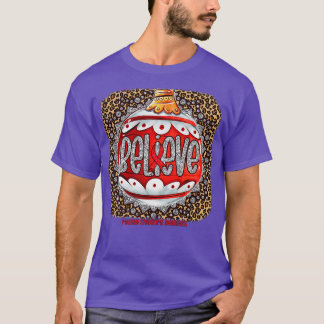 Marfan Syndrome Awareness Glauve Ornament Leopard T-Shirt