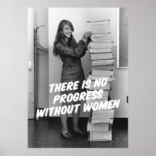 Margaret Hamilton Vintage NASA-Fotoplakat Poster