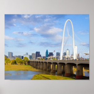 Margaret Hunt Bridge, Dallas, Texas Poster