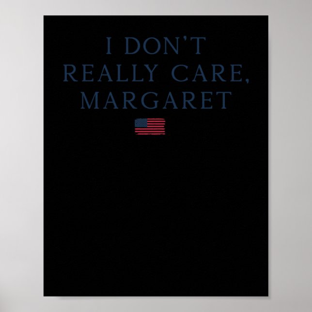 Margaret ist mir wirklich egal poster (Vorne)