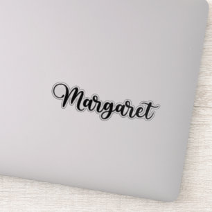 Margaret Name - Handgeschriebene Kalligrafie Aufkleber