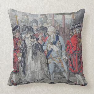 Margaret Nicholson, der versucht, sein M zu Kissen