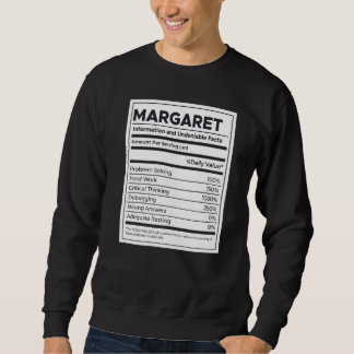 Margaret Nutrition Information Problem lösen Sweatshirt