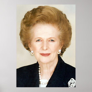 Margaret Thatcher, die eiserne Lady Poster