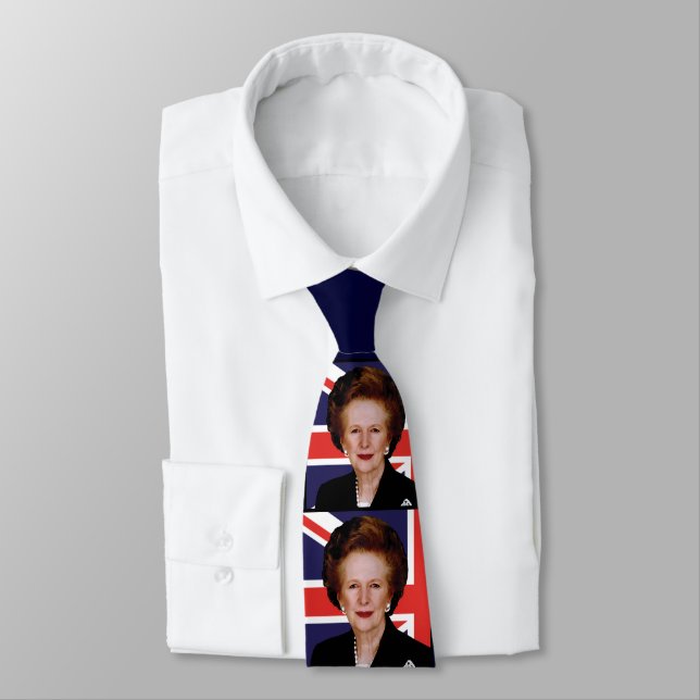 Margaret Thatcher - englischer Premierminister Krawatte (Gebunden)