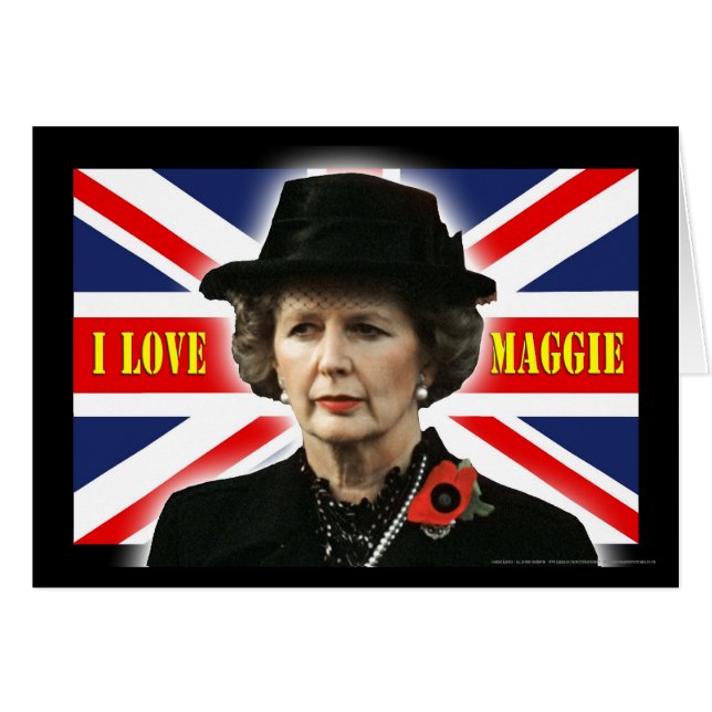 Margaret Thatcher I Liebe Maggie (Vorderseite (Horizontal))