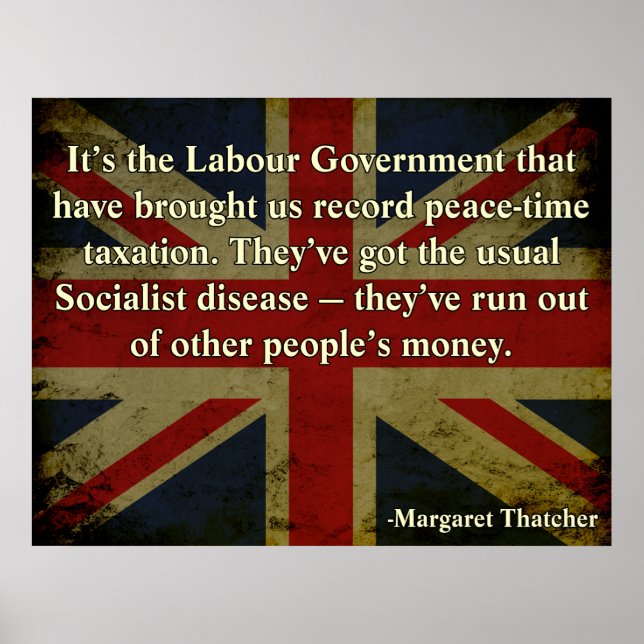 Margaret Thatcher Poster (Vorne)
