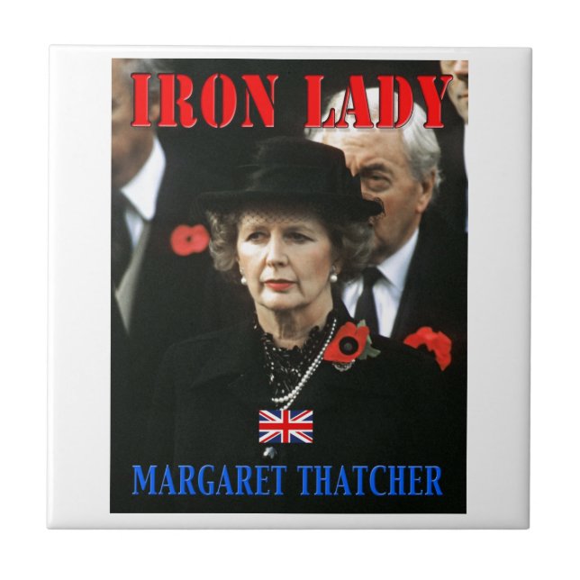 Margaret Thatcher Premierministerin Fliese (Vorderseite)