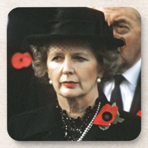 Margaret Thatcher Premierministerin Getränkeuntersetzer